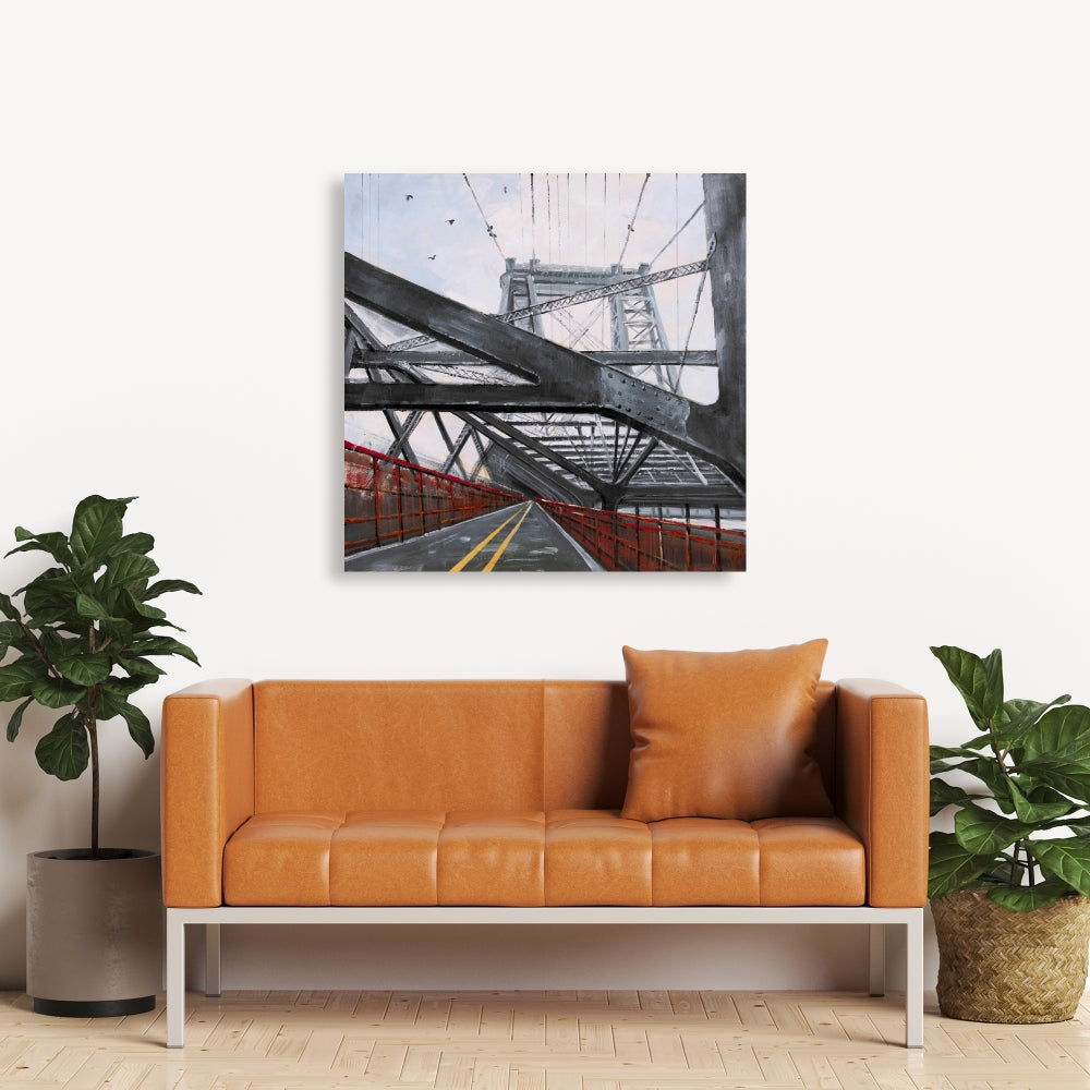 Bridge Architecture Canvas | Modern Bedroom Wall Art Decor