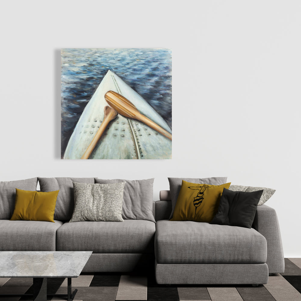 Canoe Adventure Marine Canvas | Bedroom Sports & Games Decor