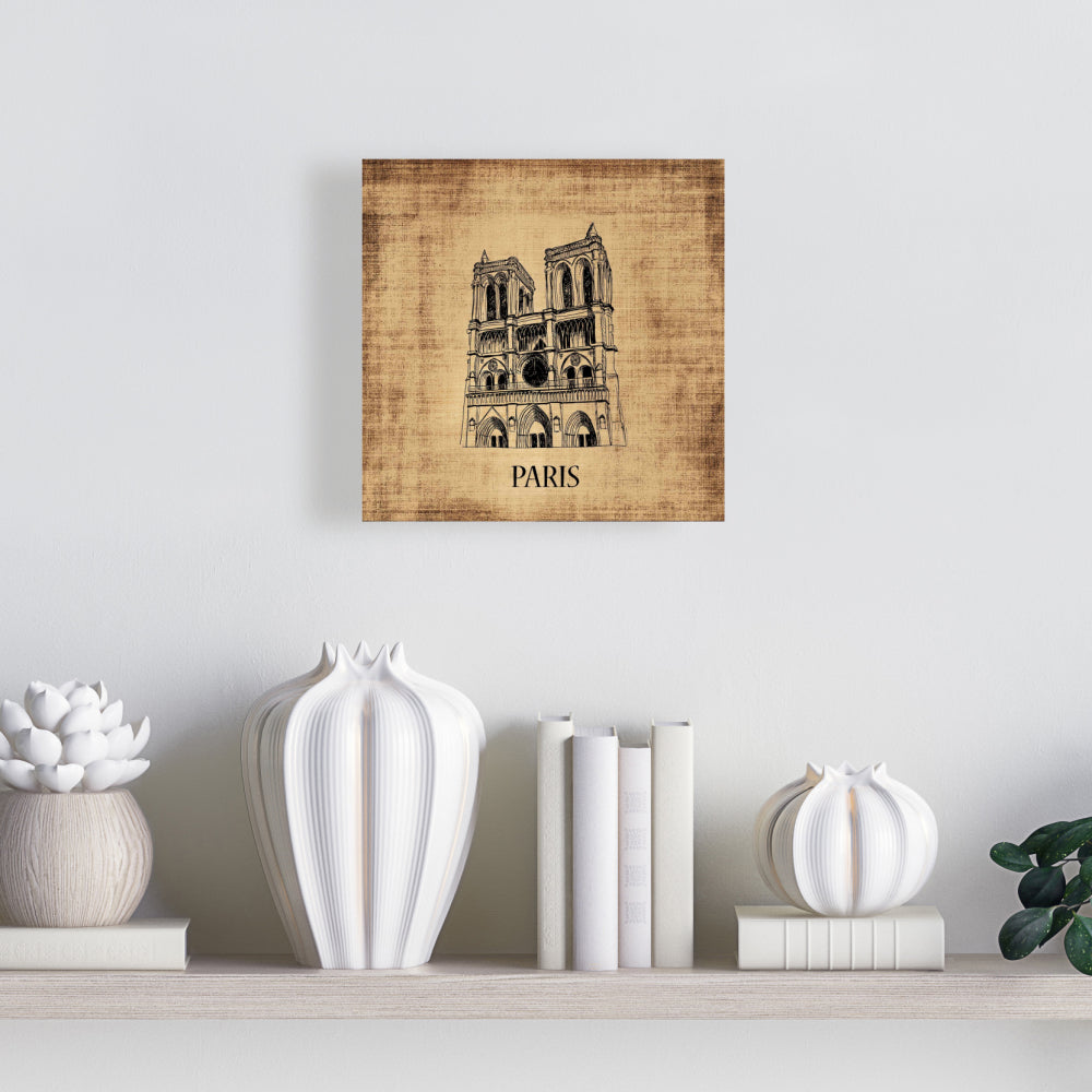 Notre-Dame de Paris Canvas | Illustrative Livingroom Decor
