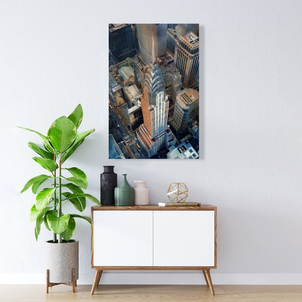 Tableau Chrysler Building New York | Décoration de chambre hyperréaliste
