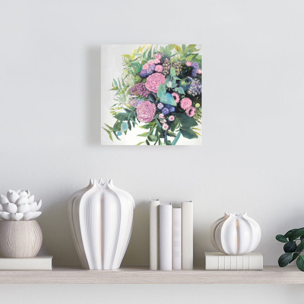 Melody of Fuchsia Flowers | Botanical Canvas | Home Decor