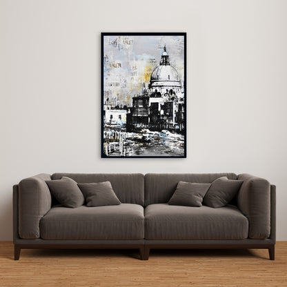 Toile encadrée Basilique de Santa Maria della Salute - Décoration intérieure
