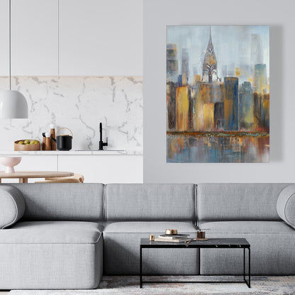 Toile Paysage urbain - Chrysler Building | Décoration murale