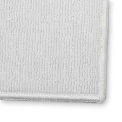 White Horse Mane in Wind | Gray Industrial Door Mat - Decor
