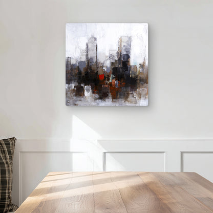 Obscure City - Abstract Metal Print for Modern Home Decor