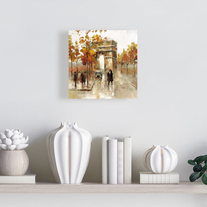 Toile Arc de Triomphe – L'automne à Paris | Décoration d'intérieur