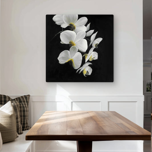 Beautiful Orchids - Floral Metal Print for Home Decor