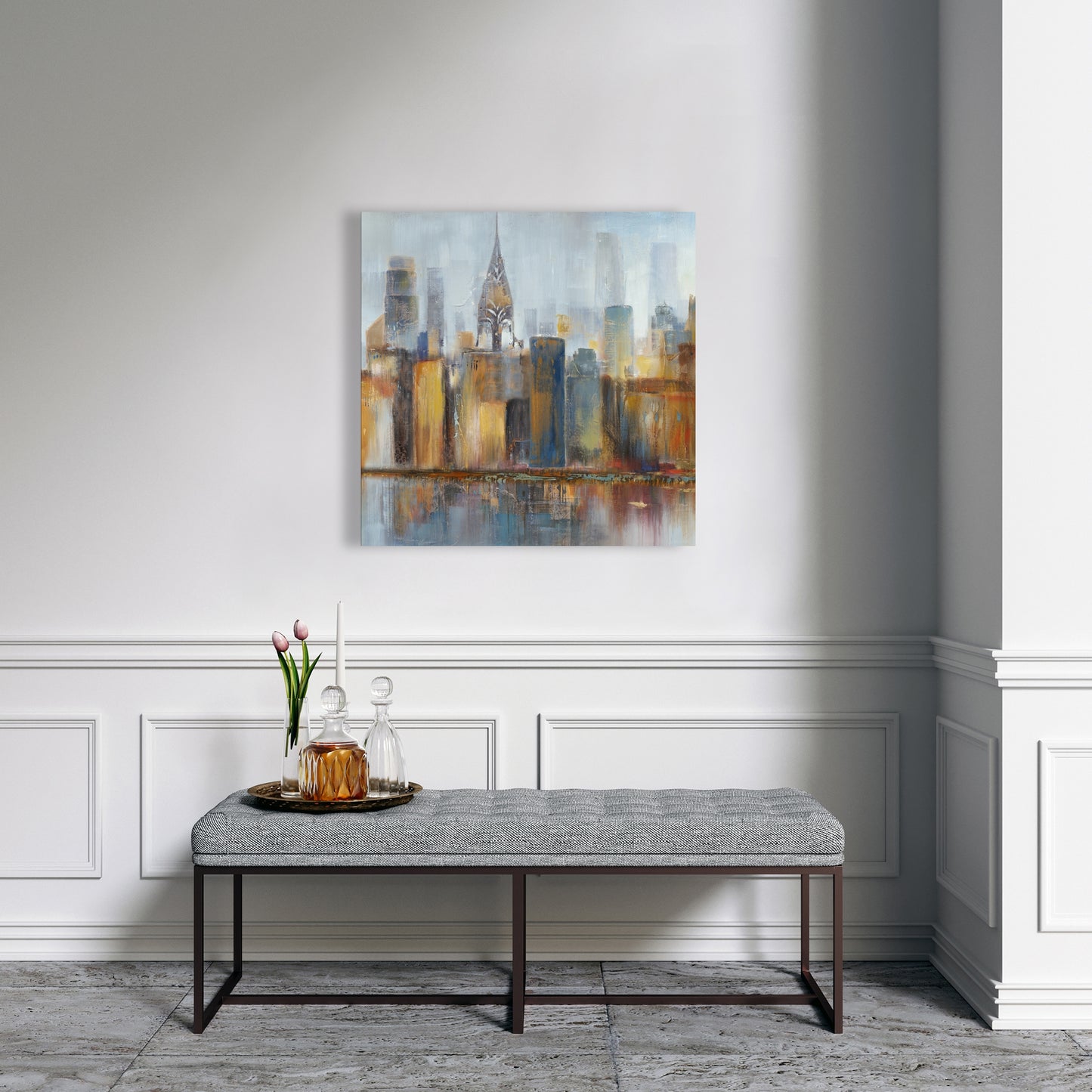 Toile Paysage urbain - Chrysler Building | Décoration murale