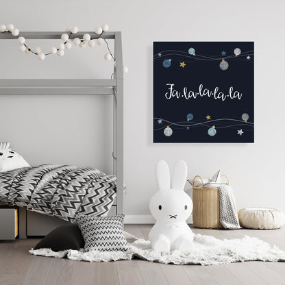 Fa-la-la-la-la Toile de chanson | Faute de frappe et symboles de décoration de cuisine