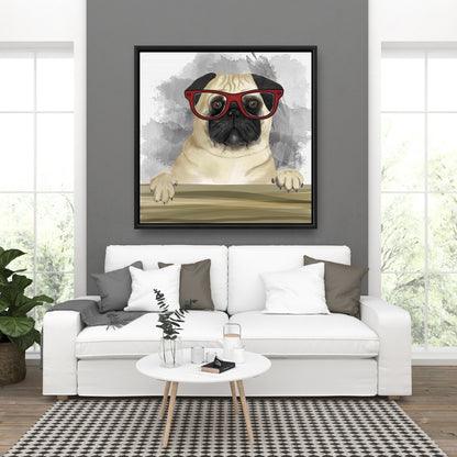 Toile encadrée Geek Carlin Brown Animaux pour décoration intérieure