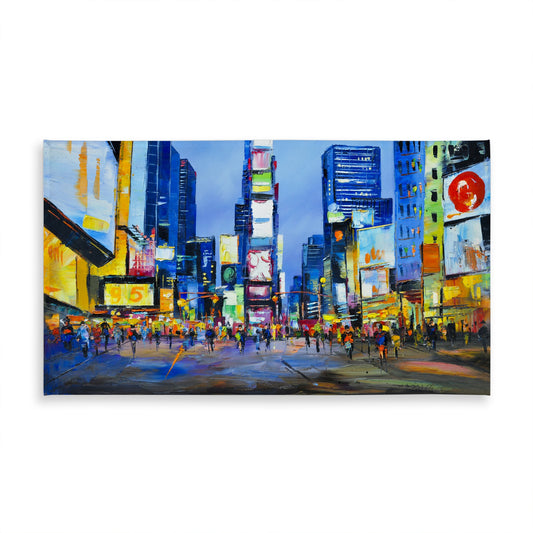 Cityscape Times Square Tablecloth | Indoor/Outdoor Home Decor