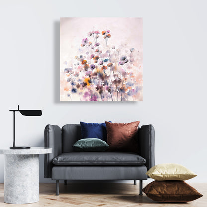 Wildflowers Romantic Floral & Botanical Bedroom Canvas Decor