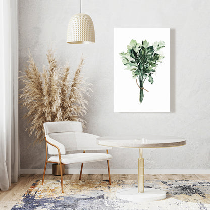 Toile « Tied Up Persil Bundle » | Décoration d'intérieur, décoration murale de cuisine