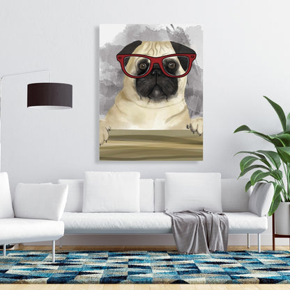 Toile Geek Carlin Chambre Animaux Animaux | Décoration d'intérieur