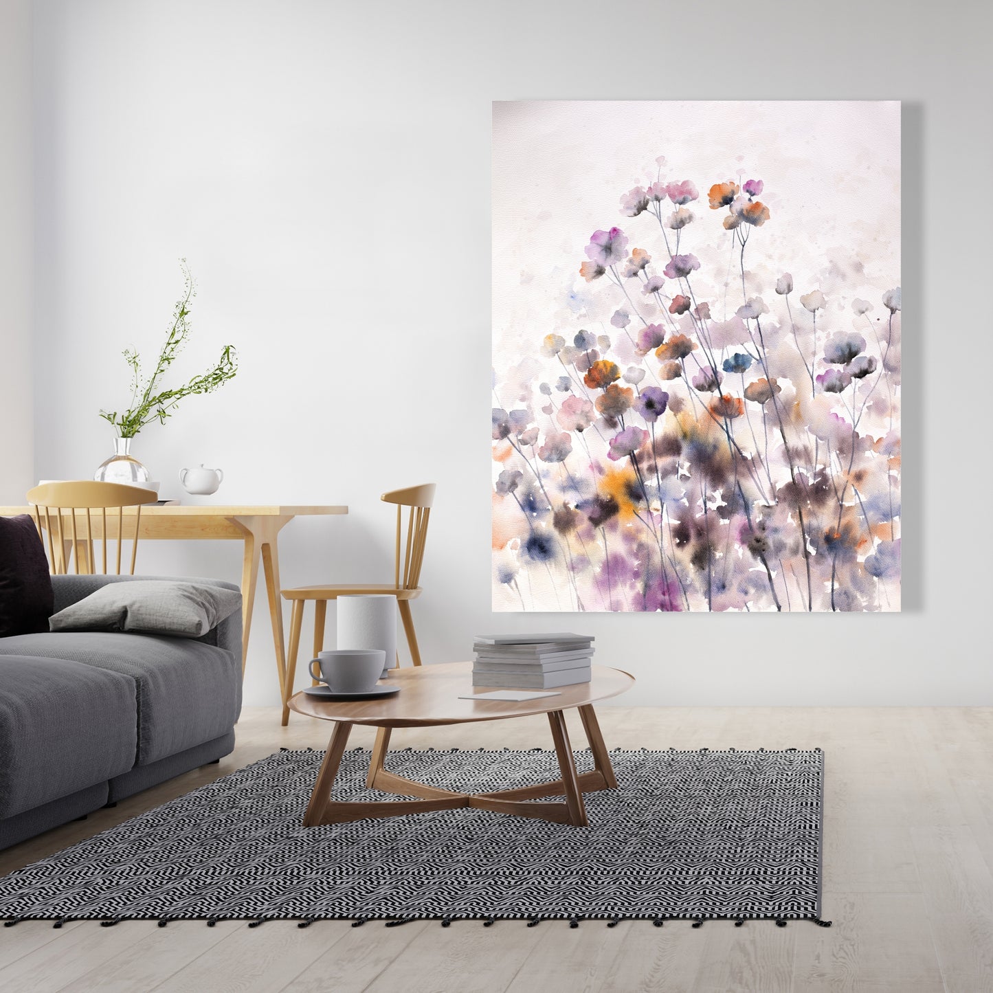 Wildflowers Romantic Floral & Botanical Bedroom Canvas Decor