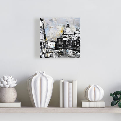 Contemporary Cities White Canvas | Basilica of Santa Maria