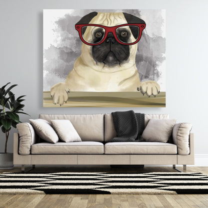 Toile Geek Carlin Chambre Animaux Animaux | Décoration d'intérieur