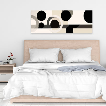 Toile à motifs minimalistes et formes groupées - Décoration d'intérieur