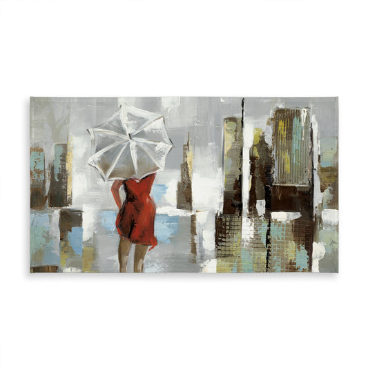 Red Dress Woman Tablecloth | Indoor/Outdoor Home Decor