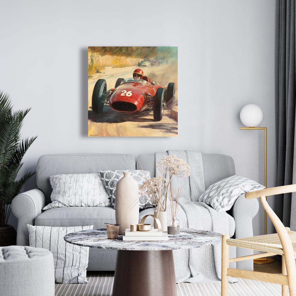 Toile marron contemporaine numéro 26 – Décoration d'intérieur