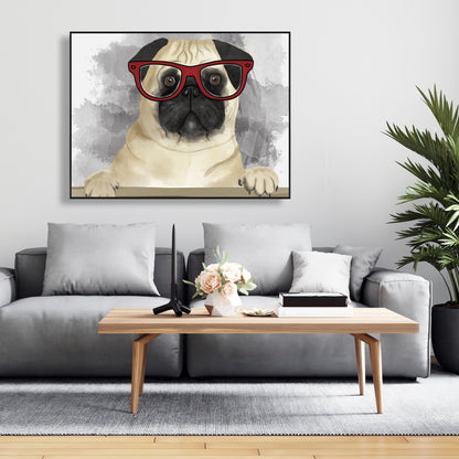 Toile encadrée Geek Carlin Brown Animaux pour décoration intérieure