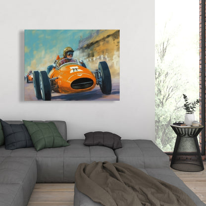 Toile « Overtaking Blue Hobbies » | Décoration murale pour chambre à coucher