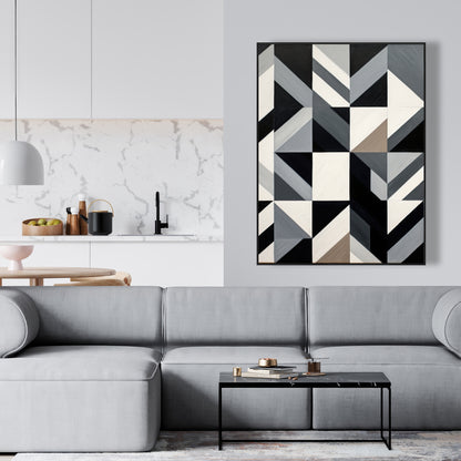 Toile encadrée - Décoration de chambre moderne | Motifs et formes