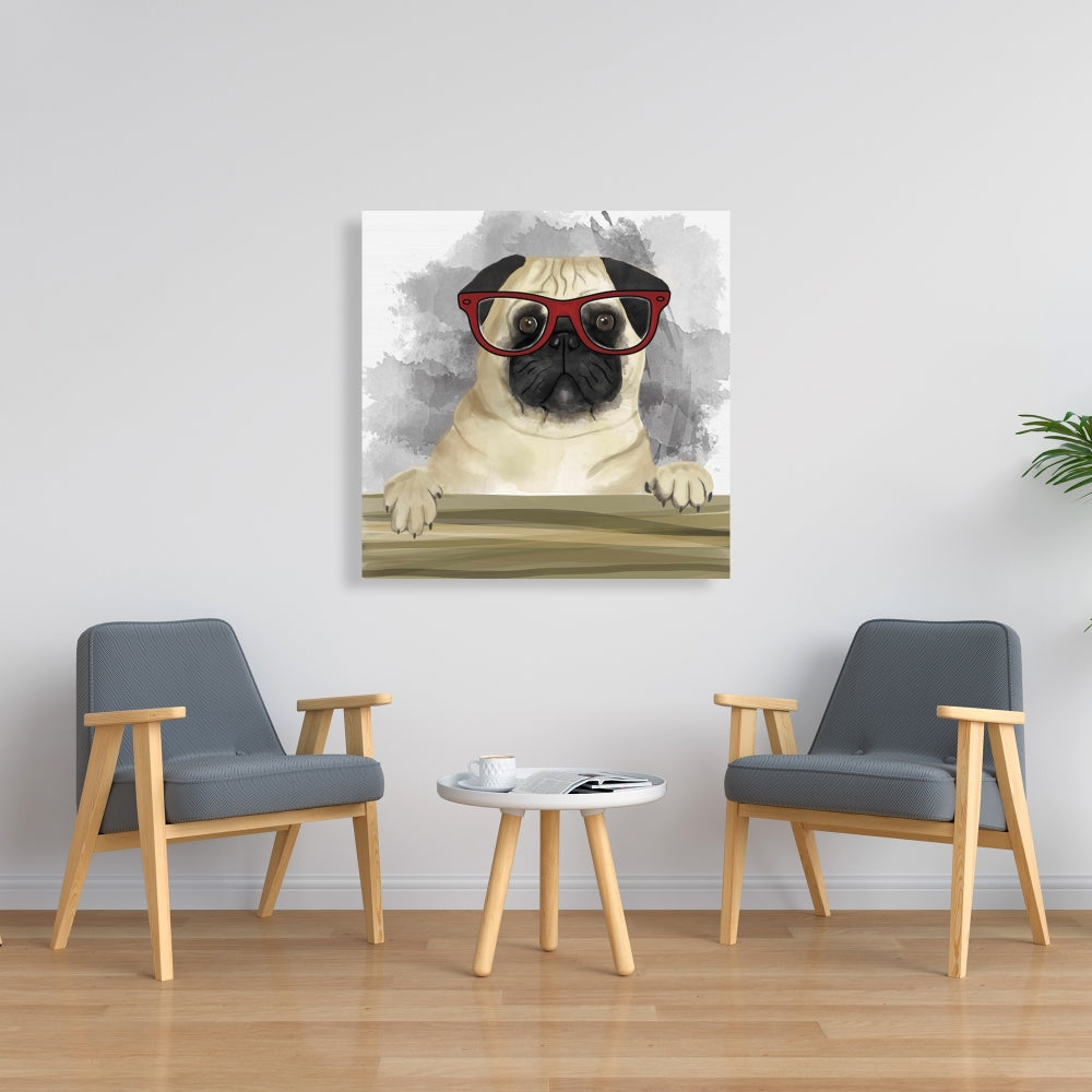 Toile Geek Carlin Chambre Animaux Animaux | Décoration d'intérieur