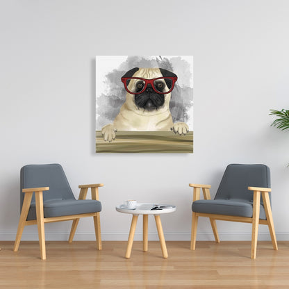 Toile Geek Carlin Chambre Animaux Animaux | Décoration d'intérieur