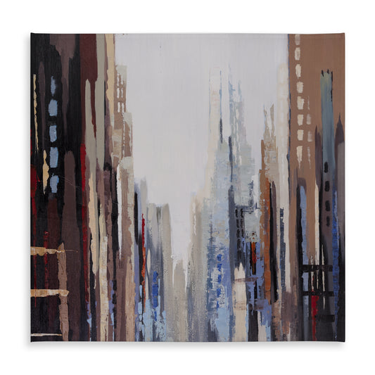 Abstract Buildings Tablecloth - Indoor/Outdoor Home Decor