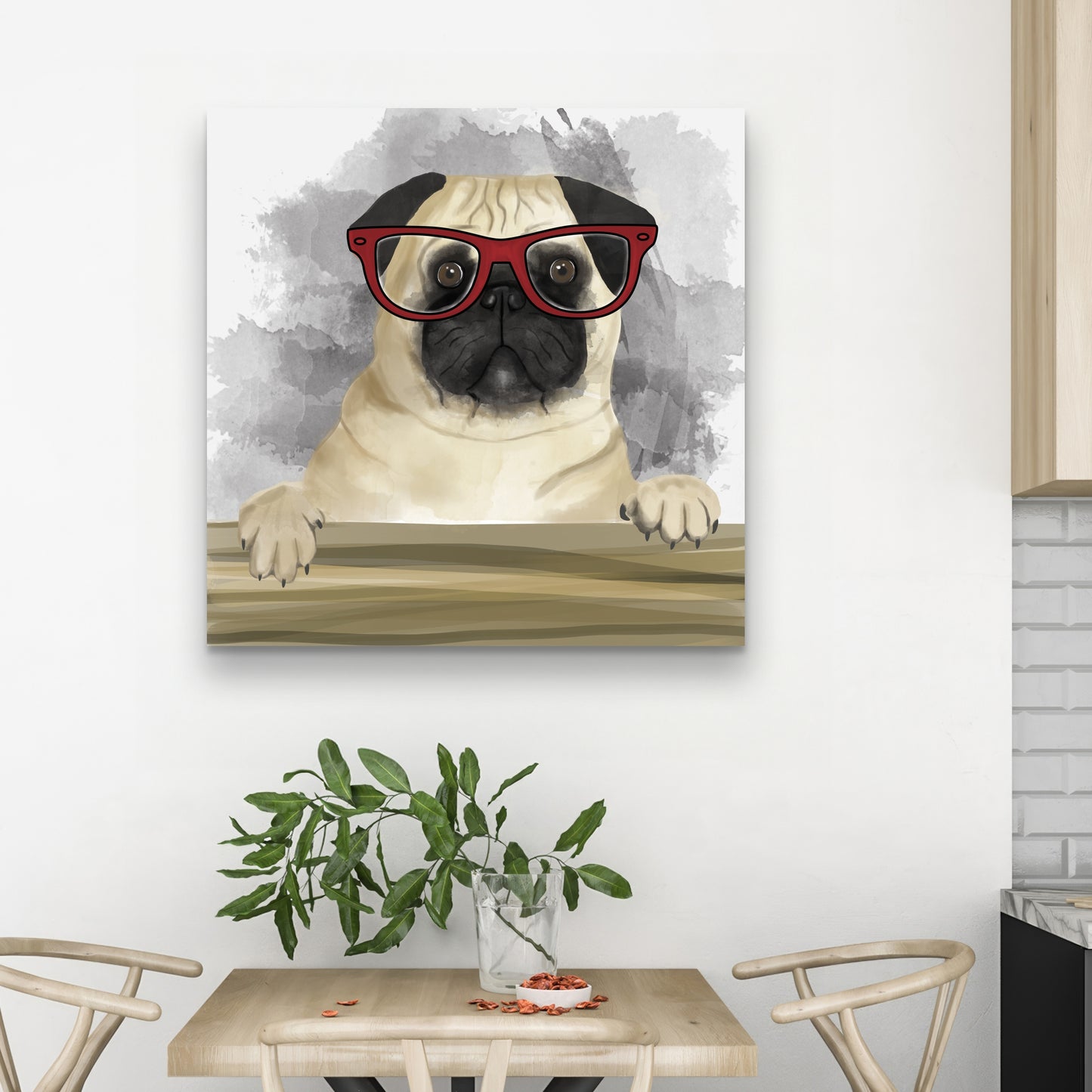 Toile Geek Carlin Chambre Animaux Animaux | Décoration d'intérieur