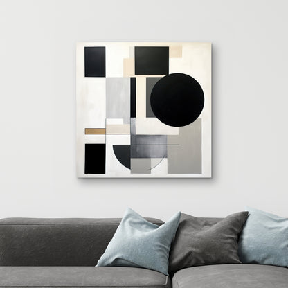 Toile minimaliste pour chambre à coucher | Décoration d'intérieur sans sujet