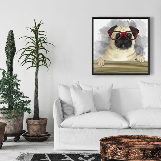 Toile encadrée Geek Carlin Brown Animaux pour décoration intérieure