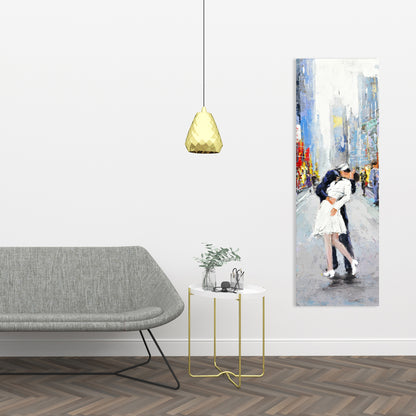 Kiss of Times Square Canvas - Cities Building Bedroom Decor