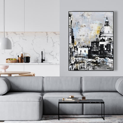 Toile encadrée Basilique de Santa Maria della Salute - Décoration intérieure