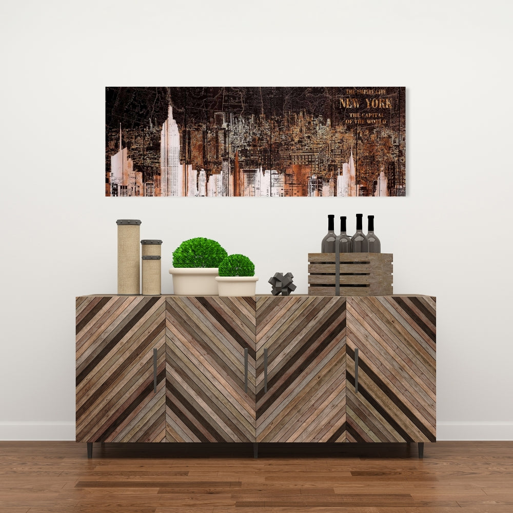 Toile Empire City de New York | Décoration murale pour chambre à coucher