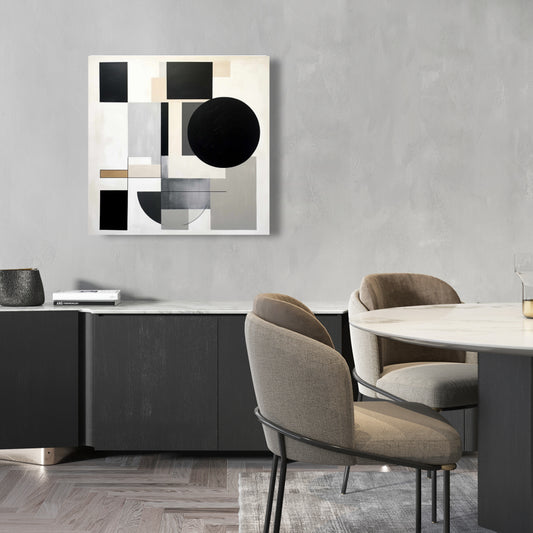 Toile minimaliste pour chambre à coucher | Décoration d'intérieur sans sujet