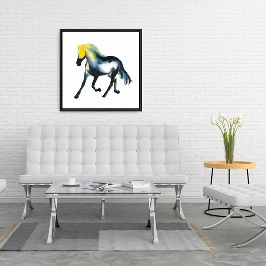 Toile Cheval au galop | Décoration animalière pour les murs de la chambre
