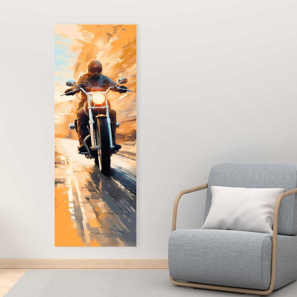 Toile blanche Freedom - Décoration murale pour chambre à coucher, loisirs et maison