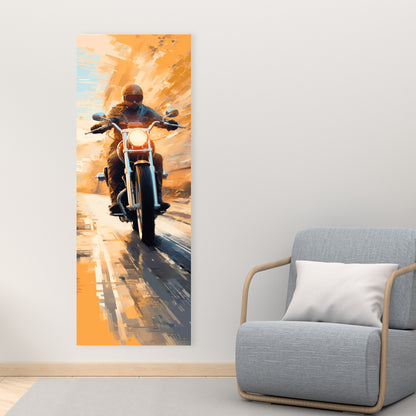 Toile blanche Freedom - Décoration murale pour chambre à coucher, loisirs et maison