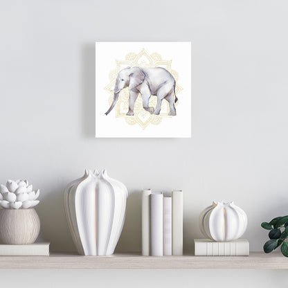 Éléphant sur toile mandalas | Décoration de chambre africaine