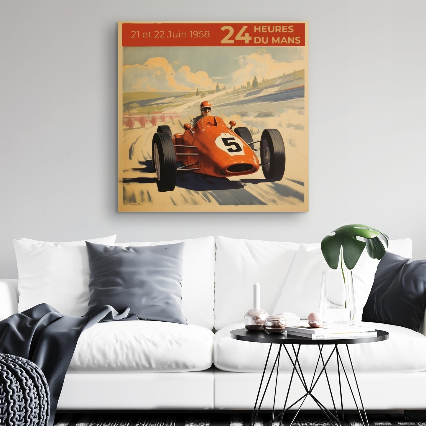 Loisirs de transport Toile jaune - Décoration d'intérieur numéro 5