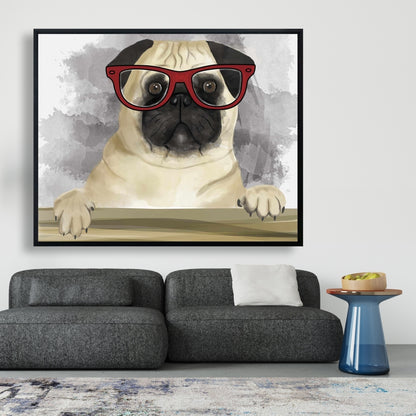 Toile encadrée Geek Carlin Brown Animaux pour décoration intérieure