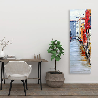 White Bedroom Canvas - The Grand Canal Venice Home Decor