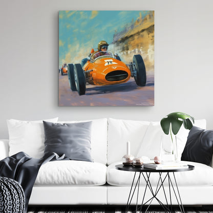 Toile « Overtaking Blue Hobbies » | Décoration murale pour chambre à coucher