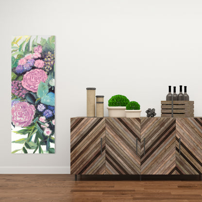 Melody of Fuchsia Flowers | Botanical Canvas | Home Decor