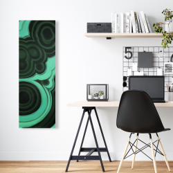 Canvas 16 x 48 - Malachite stone