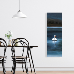 Canvas 16 x 48 - Beautiful swan