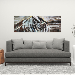 Canvas 16 x 48 - Airplane propeller