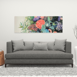 Toile 16 x 48 - Mélodie de fleurs